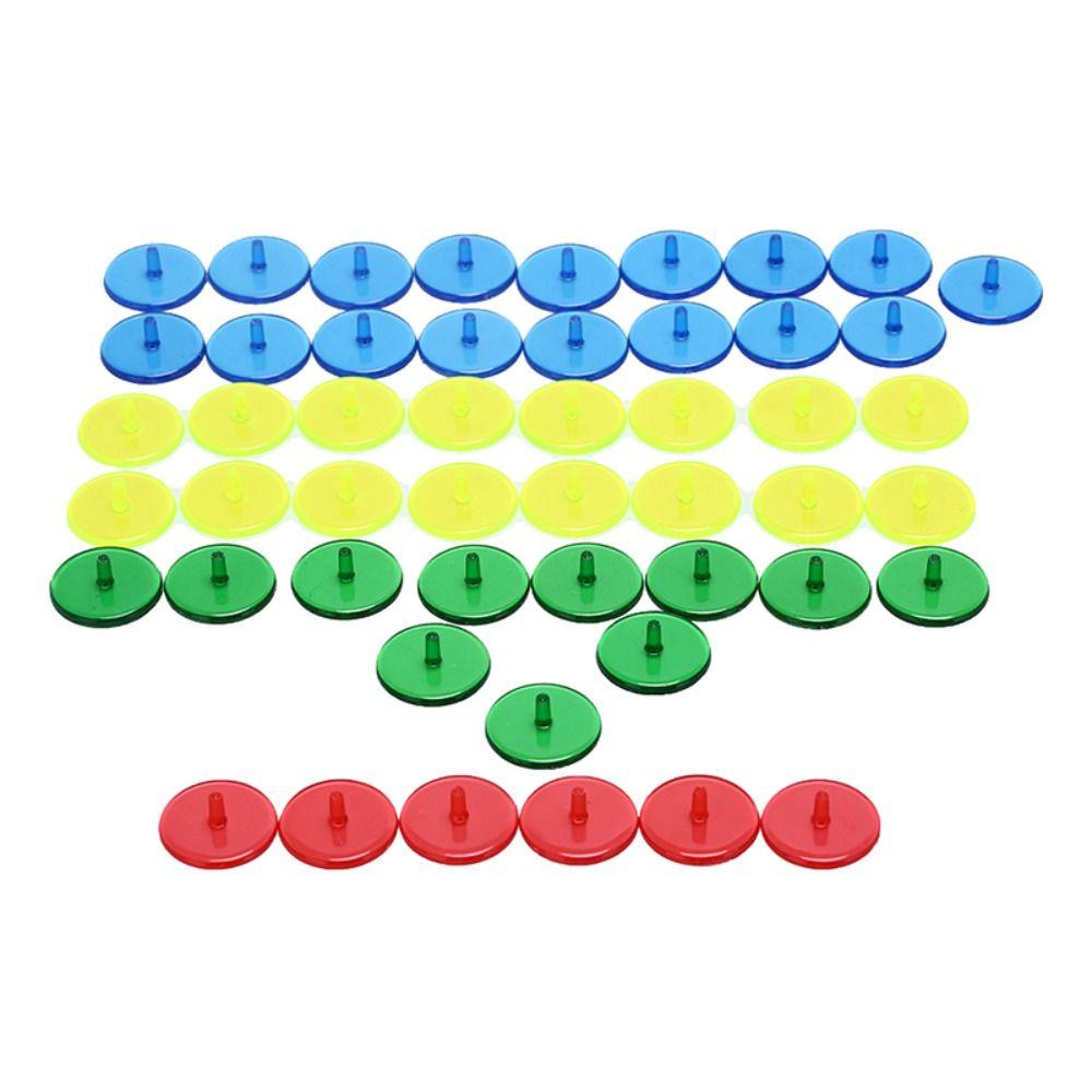 

50PCS Diameter 24 Mm Transparent Golf Ball Marker Position Markers Golf Course Golf Lover разноцветный