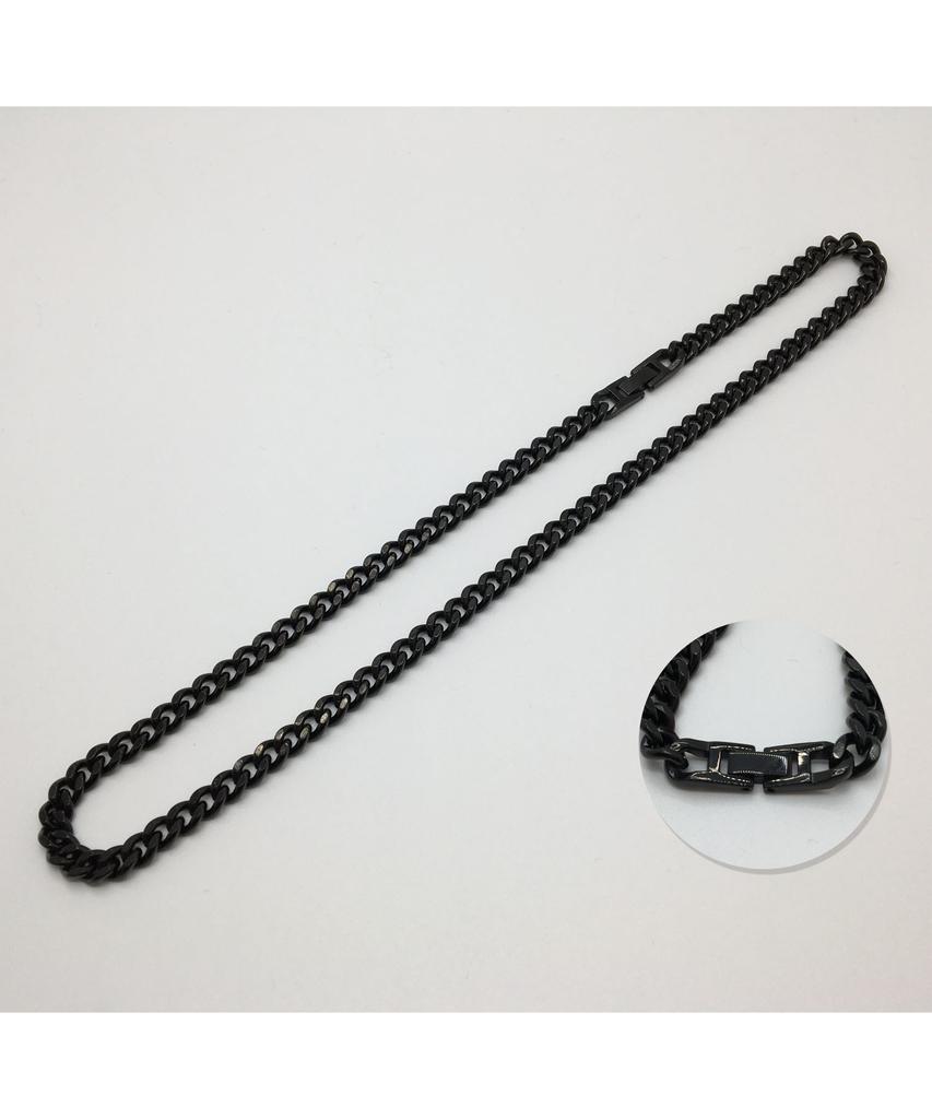 Sexto [Necklace][Surgical Steel] 2Dc-0125 Necklace Black