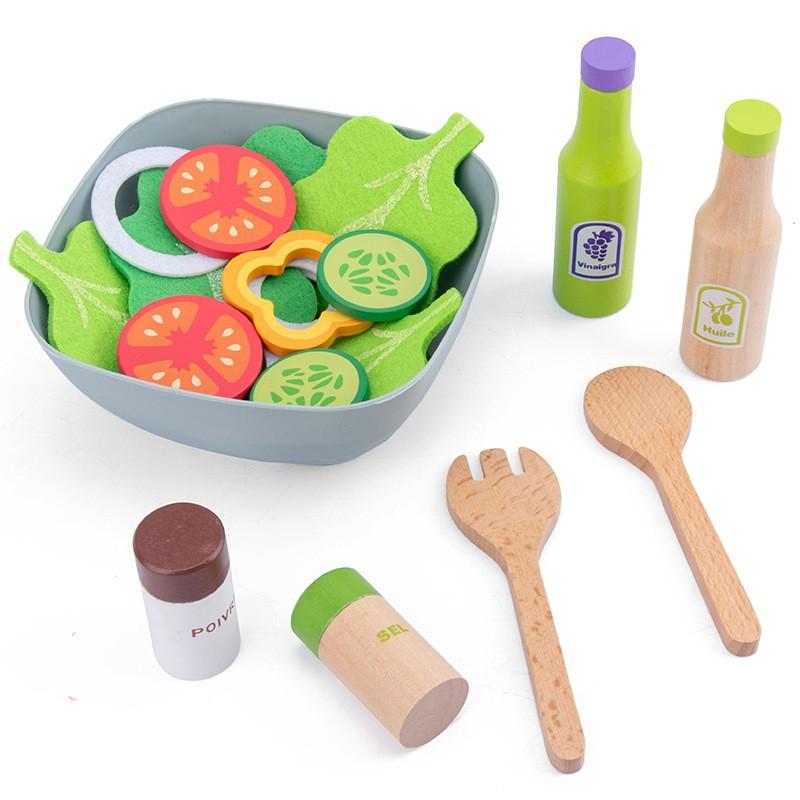 Wooden Simulation Toaster Kitchen Toys Play House Cooking Cooking Kitchen Suit