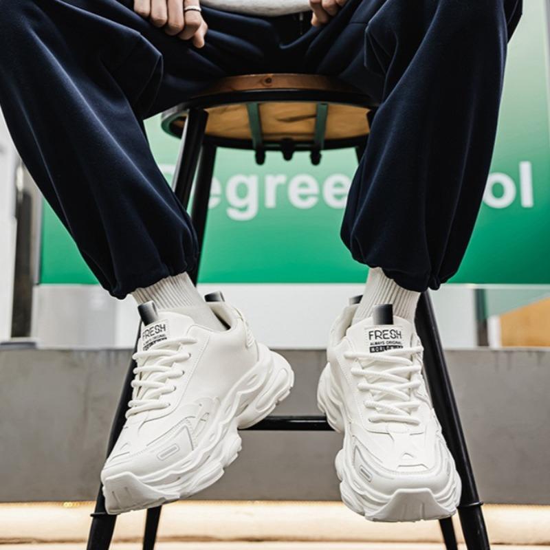 Fashion Shoes for Men Trendy Casual PU Leather Men's Sneakers Luxury Designer Shoes for Men Platform  Running Sneakers Zapatillas Hombre