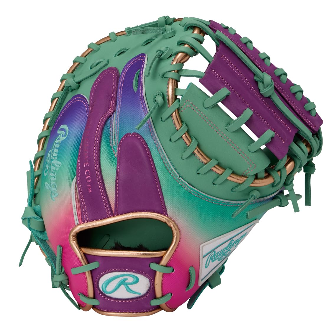 Rawlings Baseball Soft HOH UV GAPHIC N6 BASIC 33 inches Glove, Baseball, Catcher s Glove, GR6HUV2AC, Mint, (Right-handed throw)