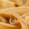 Exquisite Luxury Design 925 Silver Plated Clavicle Necklace - 2021