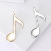 Casual Style Musical Pins Glossy Party Jewelry Accessories Decorative Brooch Pins  Music Lovers