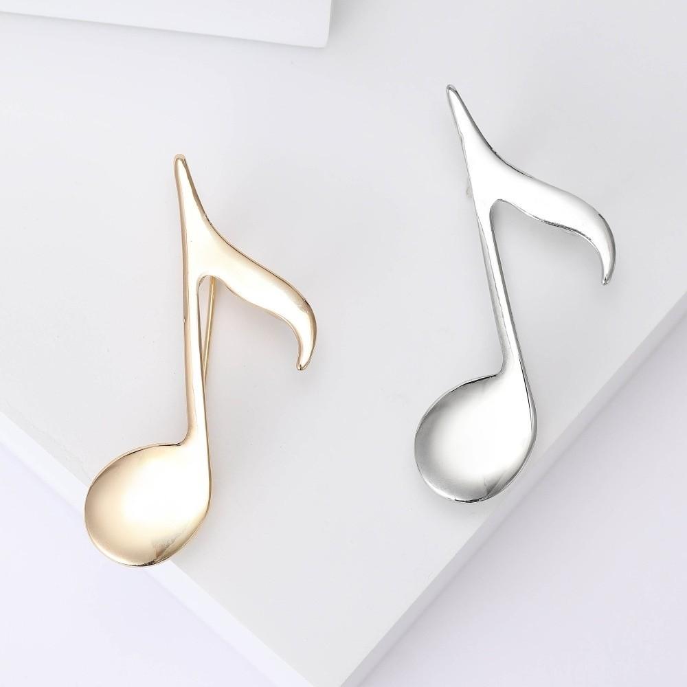 Casual Style Musical Pins Glossy Party Jewelry Accessories Decorative Brooch Pins Music Lovers
