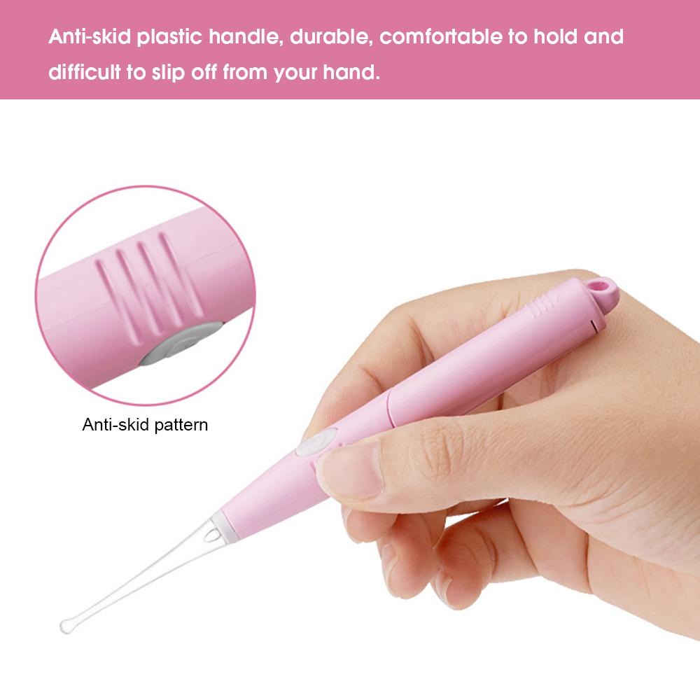 Baby LED Light Ear Wax Cleaner Luminous Earpick Safe Ear Cleaning Tool Earwax Remover for Toddlers Kids