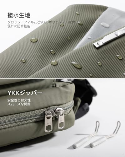 Inateck Sling Bag X Shoulder Bag Body Bag 4L Lightweight Multifunctional Olive