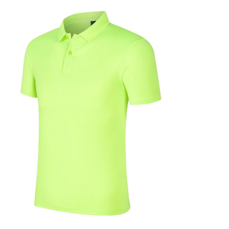 Polo Shirt Solid Color Sports Quick Drying Summer Polo Shirts Short Sleeve T-shirt Men's Clothing