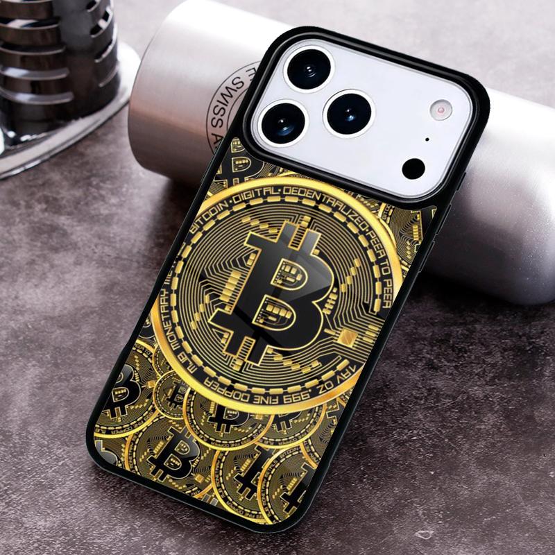 Bitcoin Phone Case For iPhone 17 16 15 14 13 12 11 Pro Max Plus 17Air Soft Silicone Cover