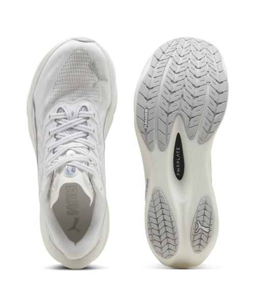 [Puma] Deviate Nitro 4 Women - White:Feather Gray (312124-02)