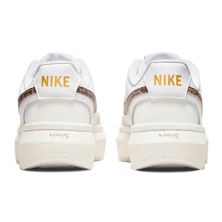 New Nike Court Vision Alta Low White Light Bone Sail Archaeo Brown Women's DO2791-100