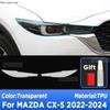 Car Headlight Protection Transparent Anti-Scratch Protective Film TPU Stickers For MAZDA CX-5   2024 Accessories