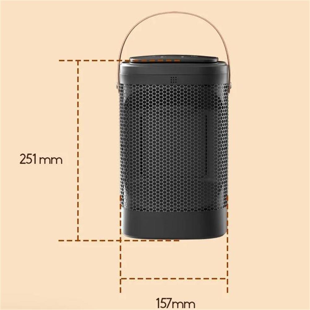 1PC 1500W Heater PTC Fast Heating Touch Screen Control Remote Control Touch Screen 12H Timer 70 Degree Oscillation Heater Parts