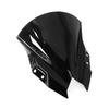 Front Wind Deflector Windshield Accessory for Kawasaki For 500 SE Motorcycle Model 2024 2025 Black Transparent Gray