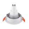 Round Square Recessed Spotlight GU10 MR16 Adjustable Spot Light Fixture LED Downlight Ceiling Spot Light Frame Indoor