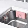 6pcs Stainless Steel Wall Adhesive Storage Organizer Fast Drying Rack Pot Lid Holder Sink Sponge Hooks Drain Kitchen Household Organizer