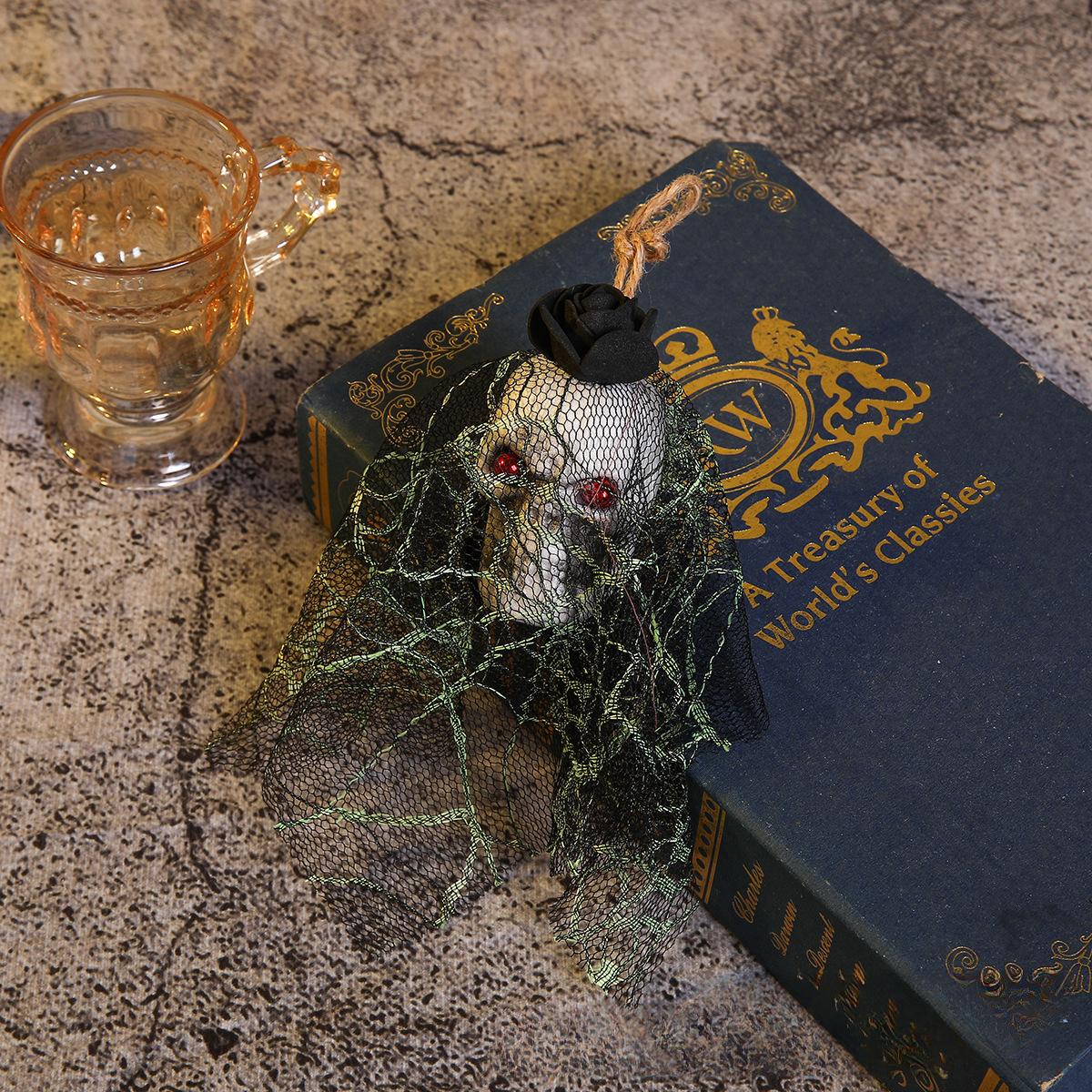 

Halloween Decorations, Ghost Brides, Hanging Ghosts, New Styles, Haunted House Escape Room Decorations, Party Horror Decoration Props, Small Skulls