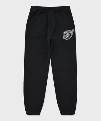 FALLETT Flowing Logo Jogger Pants Black