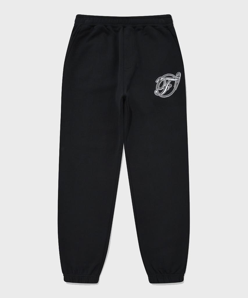 FALLETT Flowing Logo Jogger Pants Black