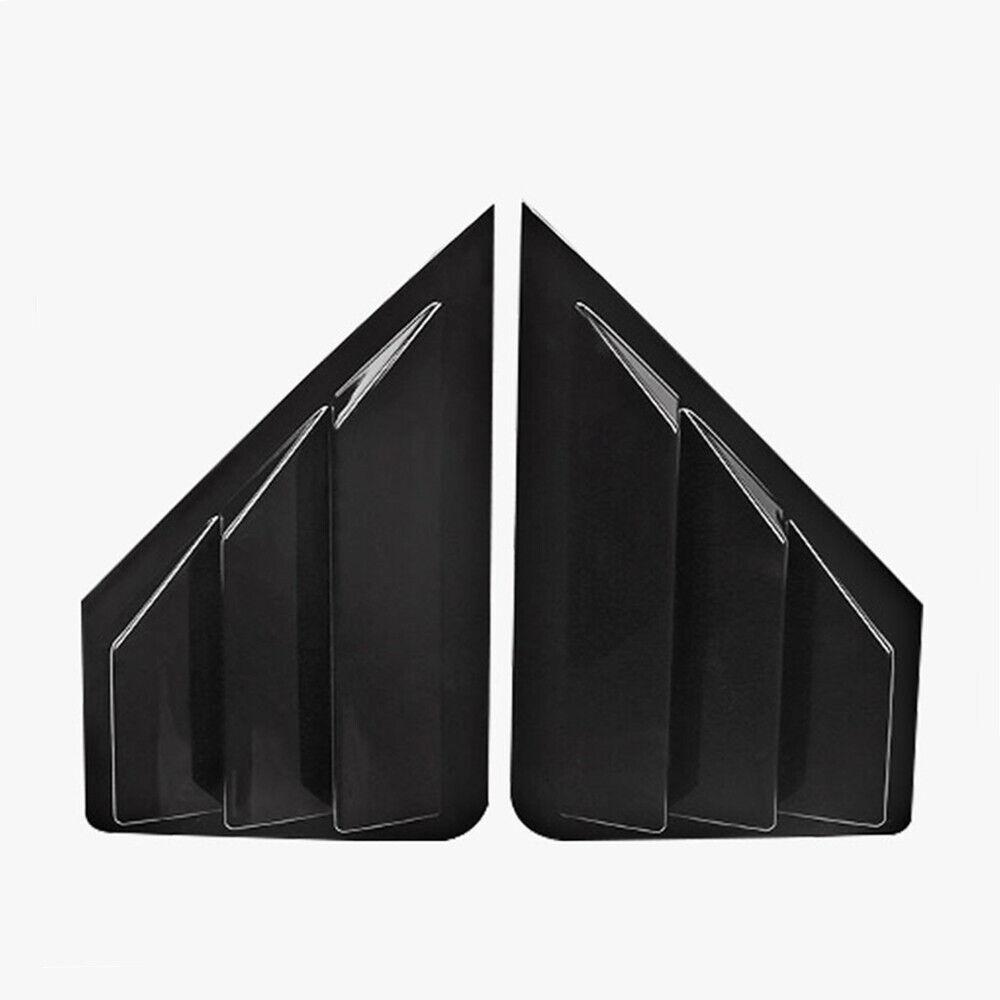 For Toyota C-HR CHR 2016 2017-2021 ABS Plastic Rear Window Quarter Louver Cover Side Vent Trim Car Adhesive Accessories Parts