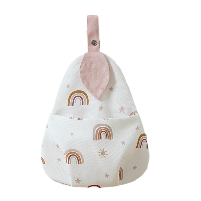 

Multifunctional Nursery Bedside Pocket Organizers Space Saving Bedside Storage Bag Stores & Sort Baby Supplies with Ease 1