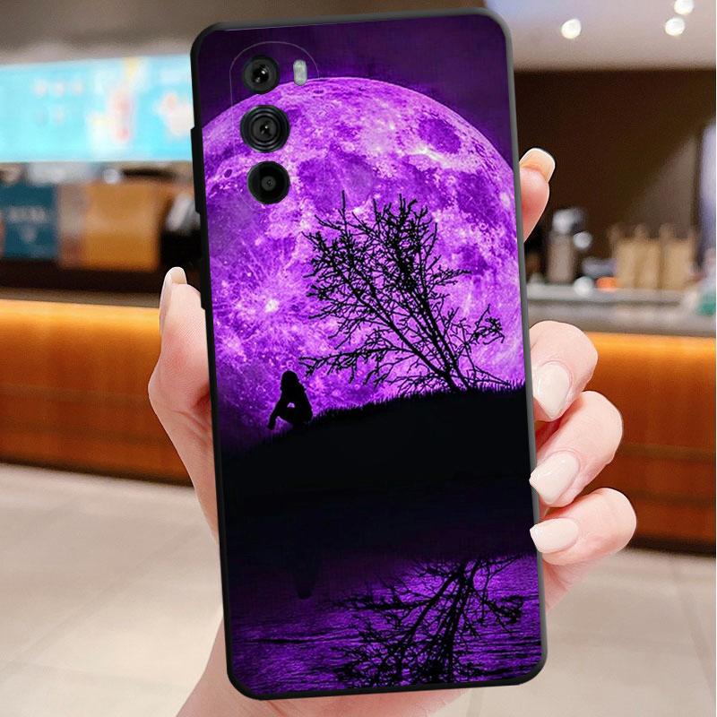 

Phone Case For Motorola Edge 50 40 Pro 60 50 40 30 Ultra Neo Fusion Moto G85 G72 G53 G54 G84 G13 G32 Aesthetic Purple Moto G32