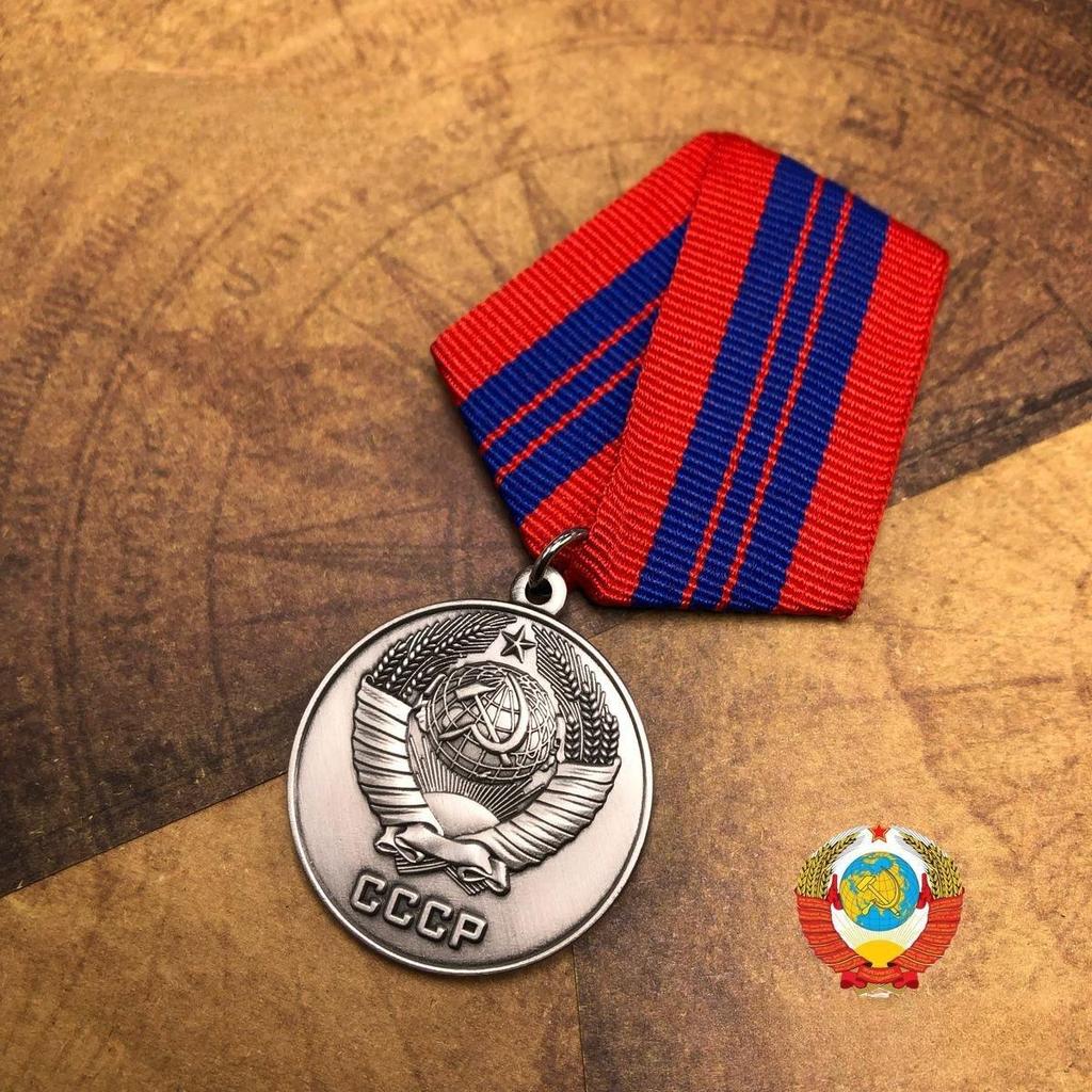 Soviet Medal, Order Medal, High Quality, Copper Silver Plated, Russian Emblem, Soviet Badge, Brooch Pendant