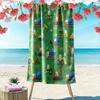 Bunte Baufahrzeug-Parade Print Strandtuch, schnelltrocknend, geeignet für Reisen, Outdoor-Sport, Joggen, den Strand und Schwimmen, Geschenk