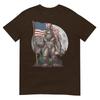 Bigfoot 4th Of July Shirts Unisex Sasquatch Usa American Flag Tshirt