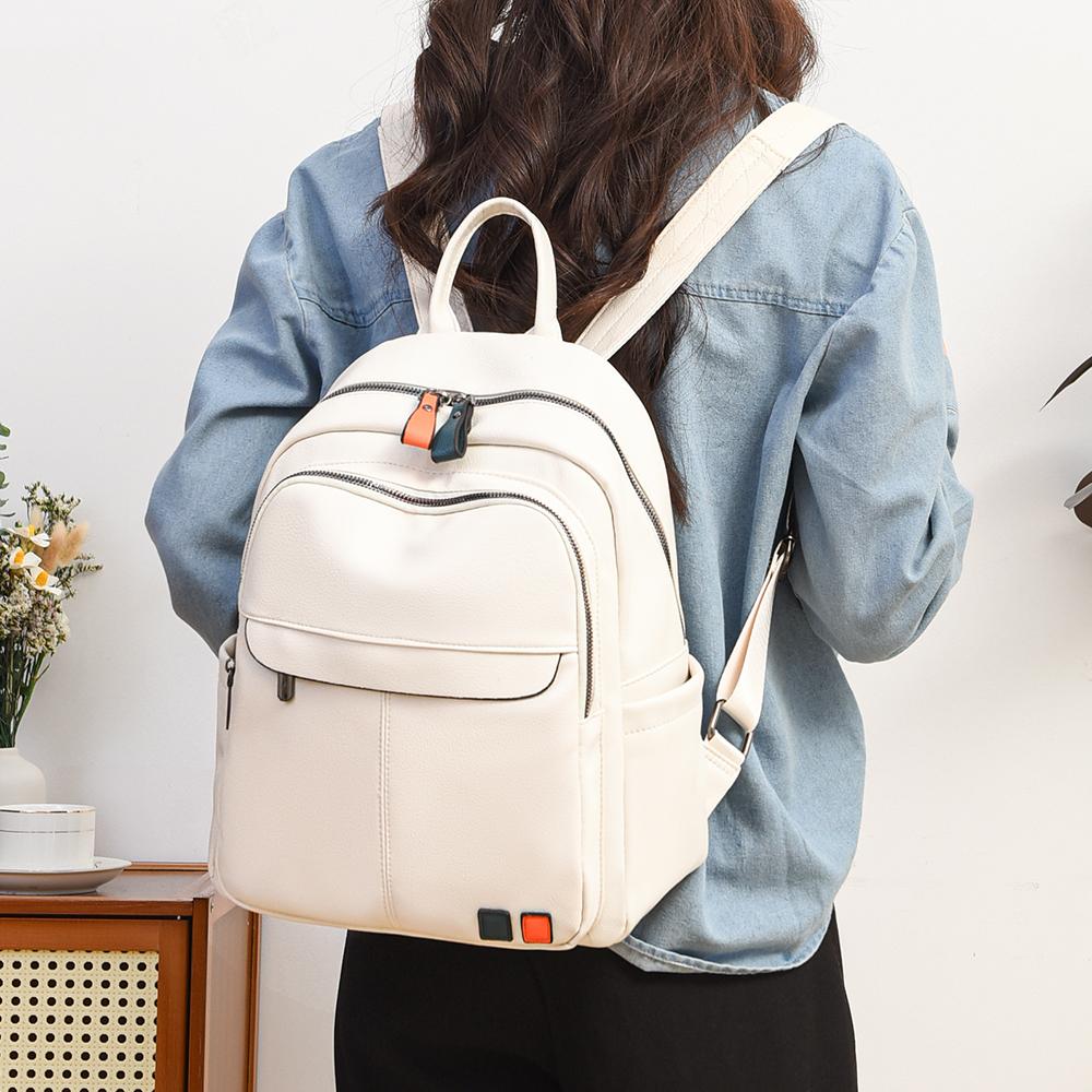 PU Women's Backpack Large Capacity Commuter Travel Backpack