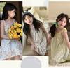 Girls' Stylish Summer Strappy Beach Dress: Casual Holiday Skirt