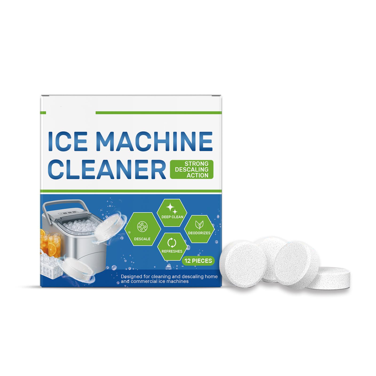 

Ice Machine Cleaner Tablets - 100 Pack -Safe Descaler For Countertop & Portable Ice Makers, Helps Remove Hard Water Buildup, Odor-Free, For Clear Ice One Size