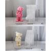 Little Bear Mold Aromatherapy Candle Mold 3D Veil Goddess Plaster Epoxy Mold for DIY Crafts Soap Present Candle Making