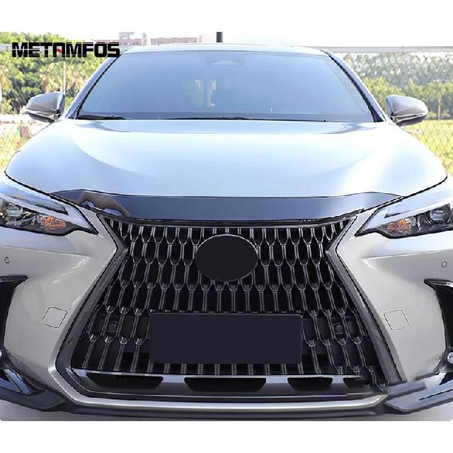 For Lexus NX 250 350 350H 450H -2024 2025 Chrome Front Hood Lid Upper Grille Grill Strip Cover Trim Accessories Car Styling