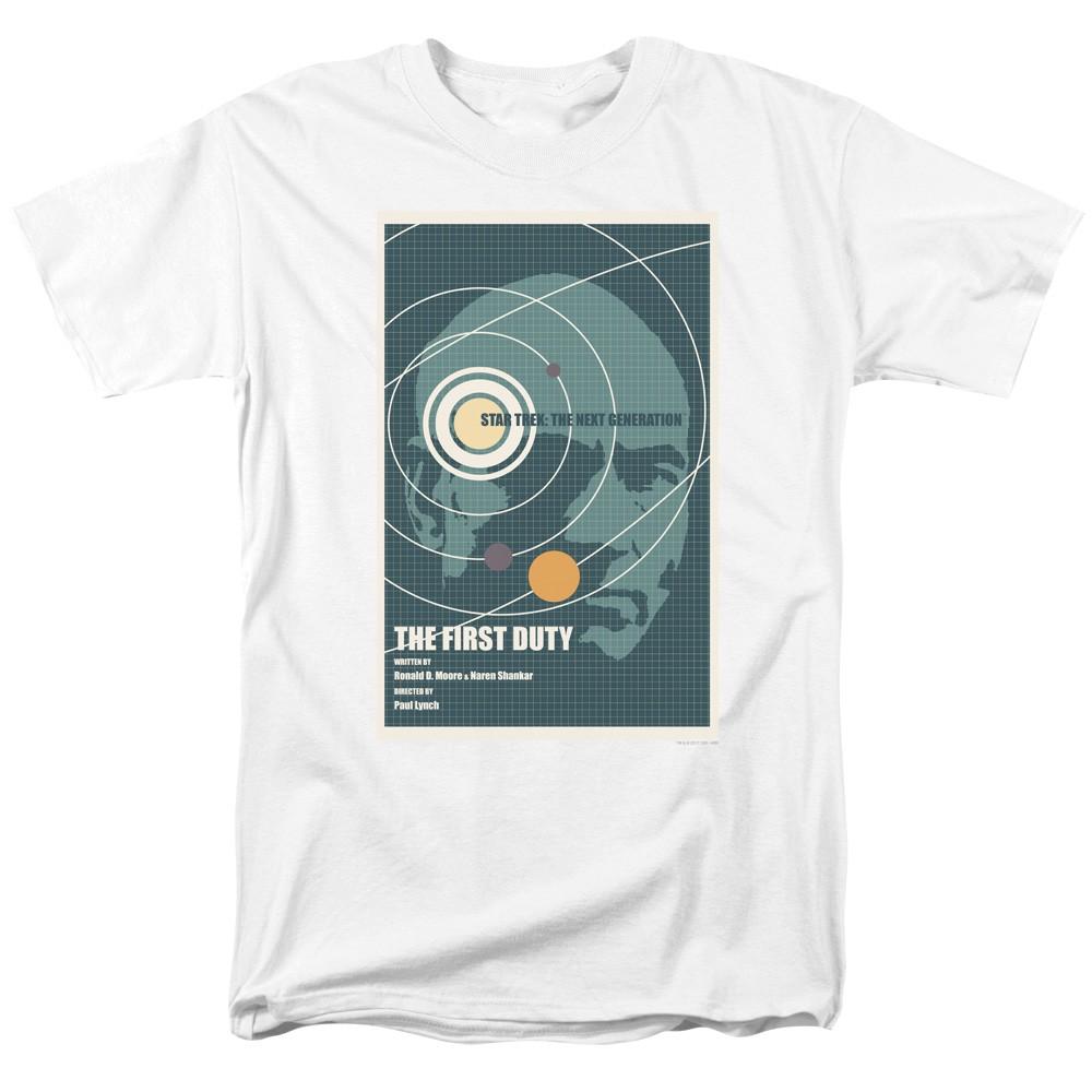 Star Trek - Tng Season 5 Episode 19 - Adult Unisex Short Sleeve T-Shirt - White XL