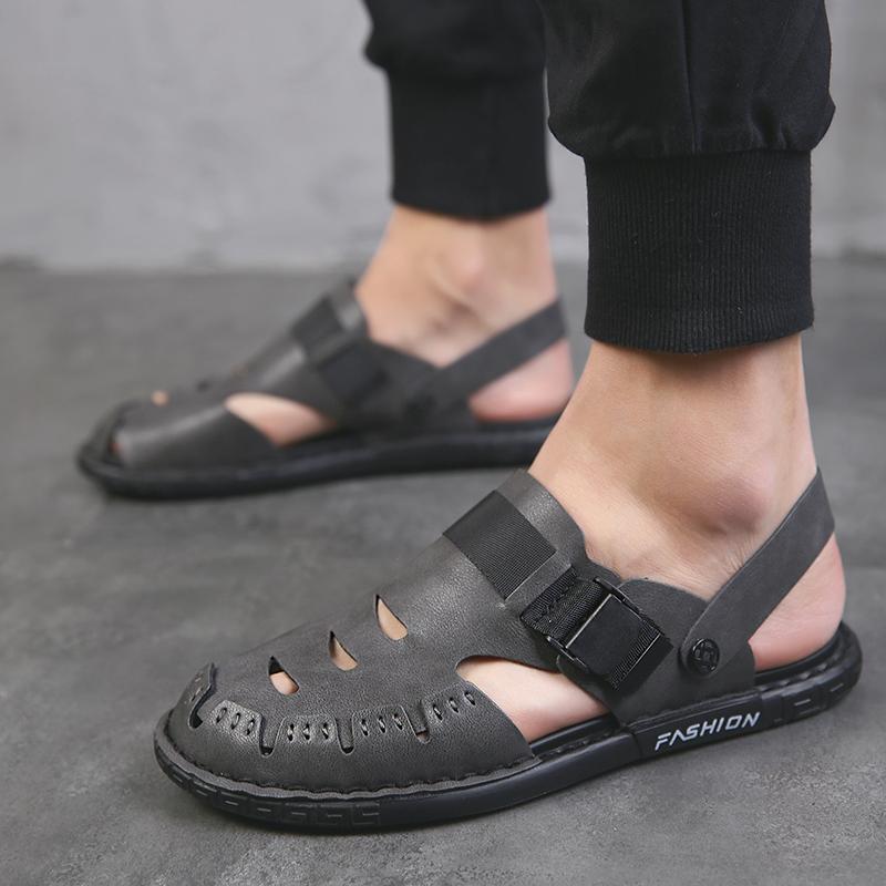 Fashion Casual beach trendy men's shoes Comfortable and breathable designer style Fashion street walking Lightweight daily sandal