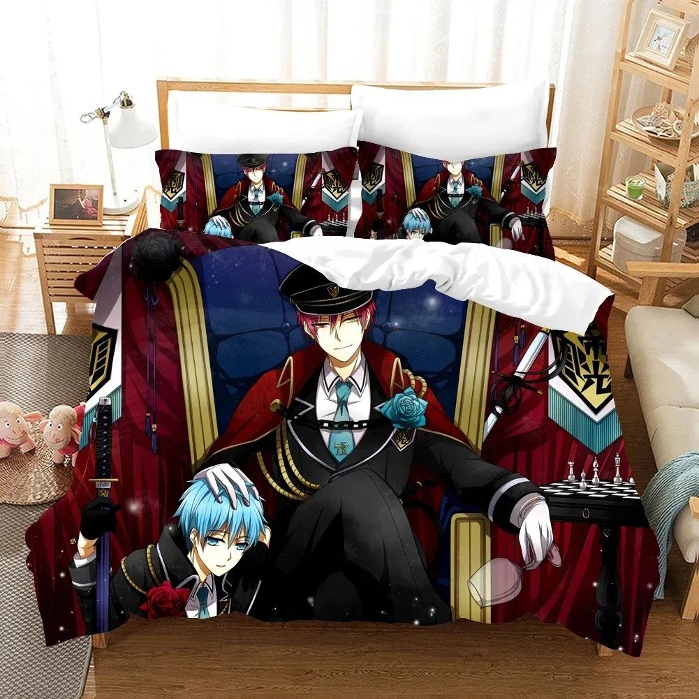 Kawaii Nakiri Ayame Bedding Set Single Twin Full Queen King Size Bed Set Adult Boys Bedroom Duvet Cover Sets 3D Print Anime Bed