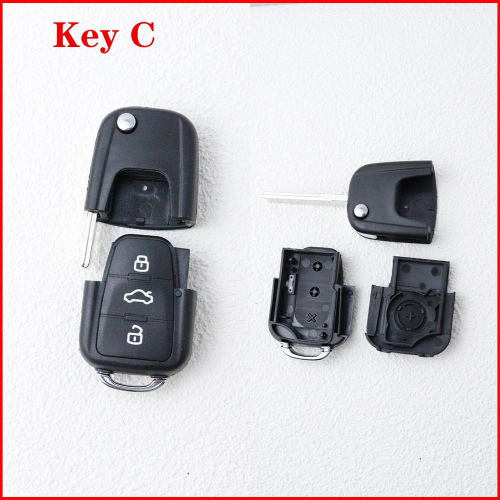 3 Bottons Replace Car Key Fob Shell Case Housing for Roewe 350 360 750 W5 550 for MG 3 5 6 7 MG3 MG5 MG6 MG7 GT GS Folding Key