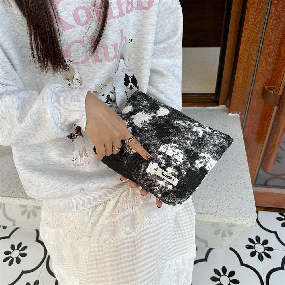 

Durable And Convenient Makeup Bag Womens Fashionable And Versatile Style Street чёрный