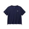 Short Sleeve Knitted T-Shirt Summer 2026 Women Tops Indigo-Blue 962628107-2