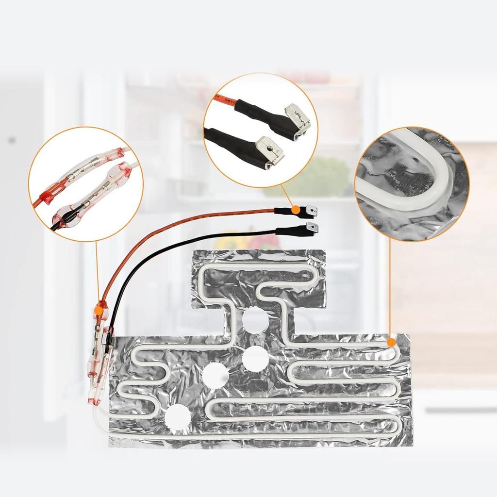 Kühlschrank Heizteil Ersatzset Kühlschrank Reparaturteil Heizer Ersatz für Mehrere Kühlschränke Modell 5303918301