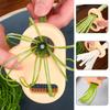 1 Pcs Onion Beans Easy Slicer Stainless Steel Plum Blossom Onion Cutter Ultra-Fine Onion Shredder Slicer Kitchen Tool Accessories