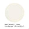 Silicone Placemat Anti Skid Dining Table Decor Wipeable Mat for Cafe Hotel Party