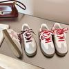 Spring new breathable shoes platform-soled sports and leisure flat shoes trendy shoes