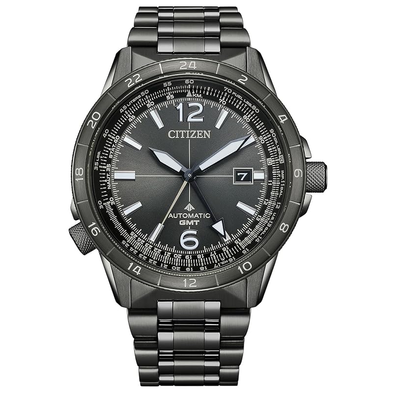 

[Citizen] watch pro master mechanical watch 20 ATM water resistant SKY series NB6045-51H men s black