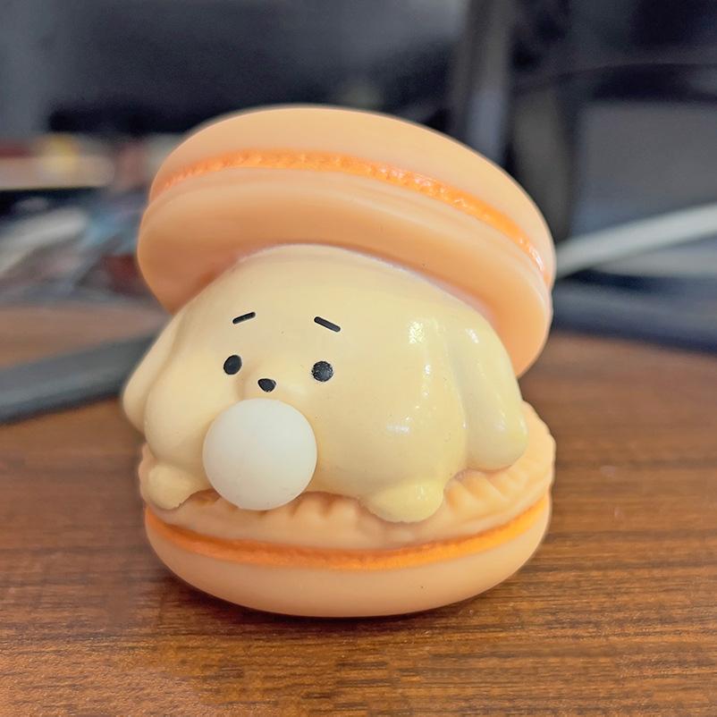 Creative Cartoon Bubble Blowing Squeezing And Laughing Cute Animal Stress-Relieving Toy Stress Relief Venting Gadget