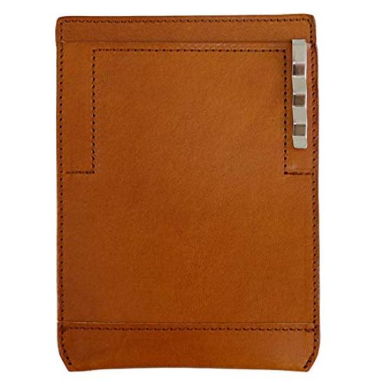 

Футляр для ручки из натуральной кожи для нагрудного кармана белого цвета, выполнен из кожи Tochigi того же цвета, что и пальто i-story, (коричневый/прошитая кожа)