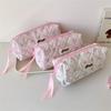 Simple Pencil Case Sweet Bows Pen Case Pencil Pouch Aesthetic Pencil Bag Pen Pouch Desk Organizers for Student