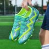32-45 Football Shoes Men's High-top Football Boots Large Size Long Nails Leather Boys Soccer Shoes