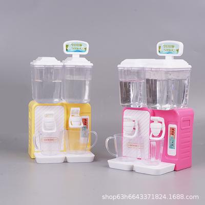 Mini Simulation Water Dispenser Drinkable Water Summer Toy Direct Drinking Machine Beverage Machine Play House Doll House Model Ornament