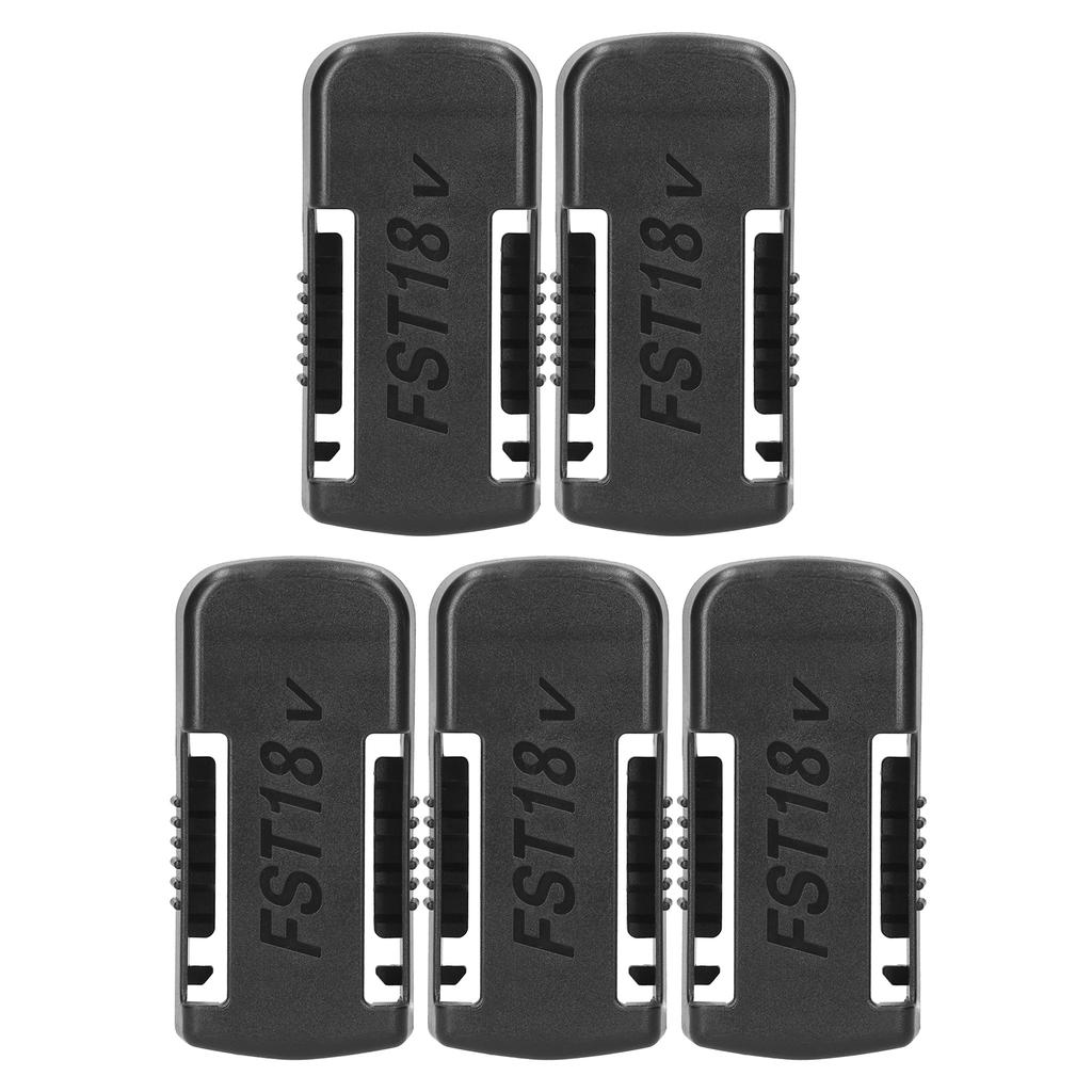 5 PCS Battery Mount Replacement for Makita 40V Lithium Battery Wall Clip Belt-Type Battery